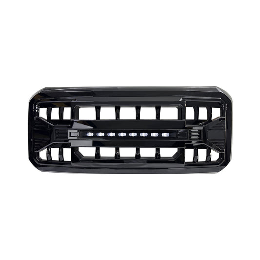 Glossy black abs plastic grille from AMERICAN MODIFIED part number AMFMFA00118