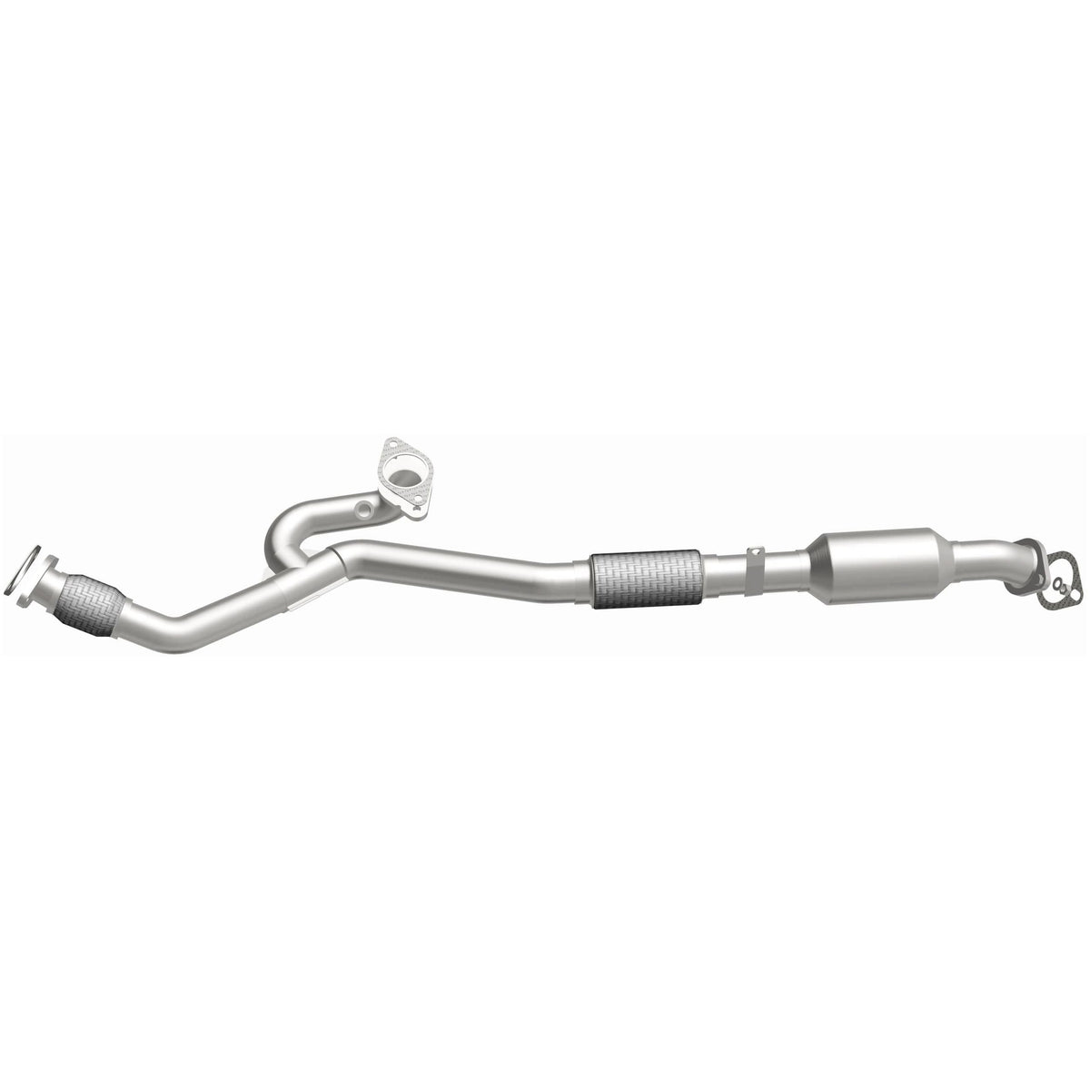 Stainless stainless steel catalytic converter from MagnaFlow Exhaust Products part number 557896
