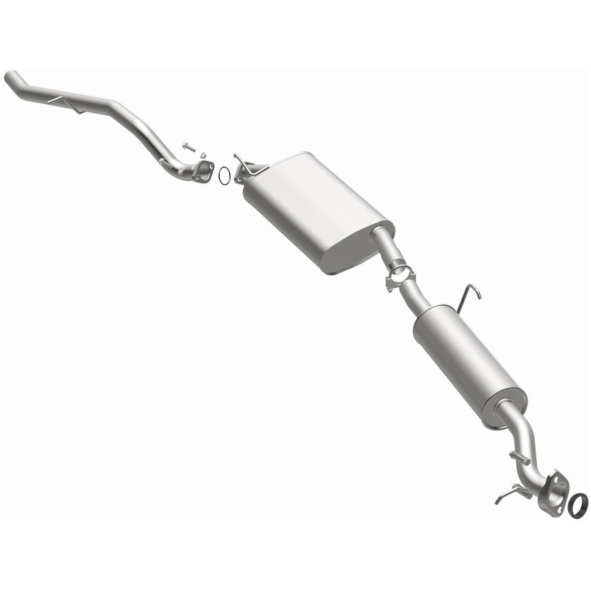 Satin exhaust system kit from BRExhaust part number 106-0080