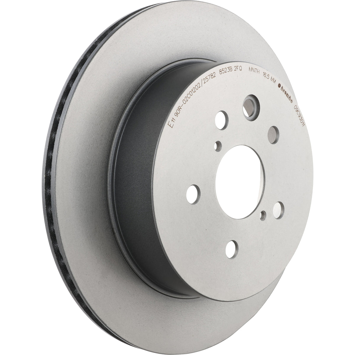 Gray cast iron disc brake rotor from Brembo part number 09.C930.11