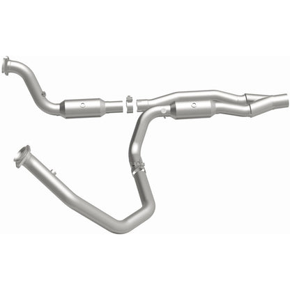 Stainless stainless steel catalytic converter from MagnaFlow Exhaust Products part number 5551457