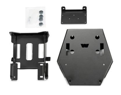 Black powder coated steel bumper from Warn part number 109192