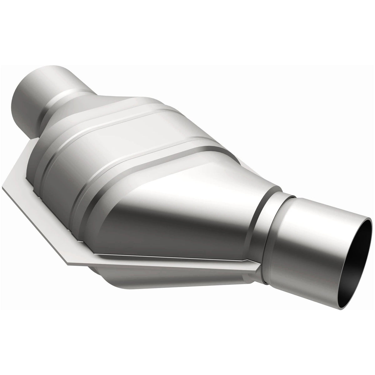 Stainless stainless steel catalytic converter from MagnaFlow Exhaust Products part number 458076