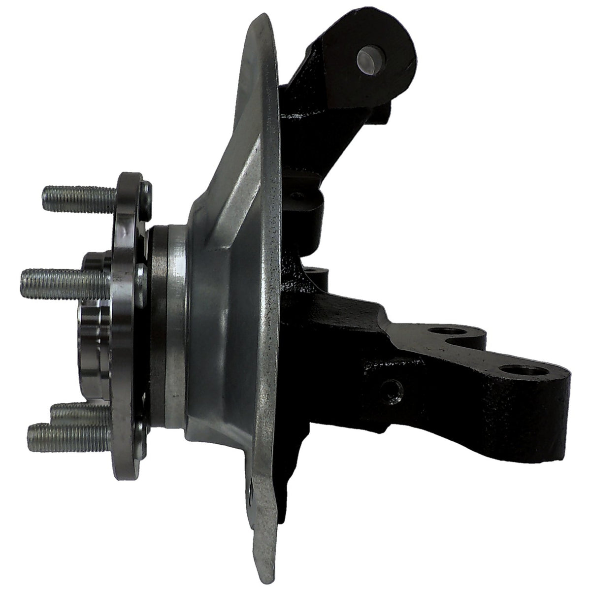 Black, silver steering knuckle assembly from Crown Automotive Jeep Replacement part number 68088498AD