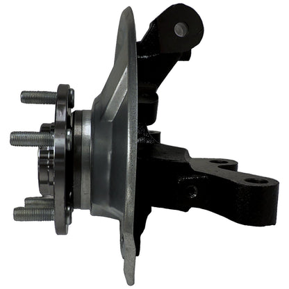 Black, silver steering knuckle assembly from Crown Automotive Jeep Replacement part number 68088498AD