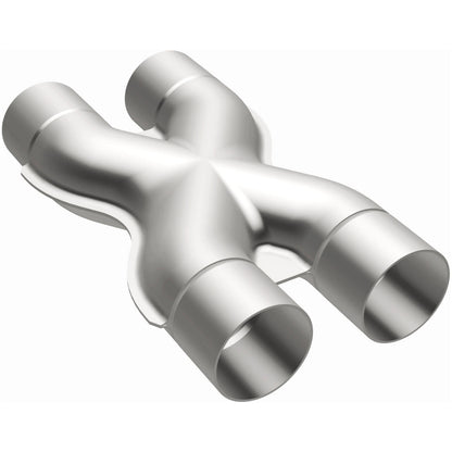 Uncoated stainless steel exhaust x pipe from MagnaFlow Exhaust Products part number 10791
