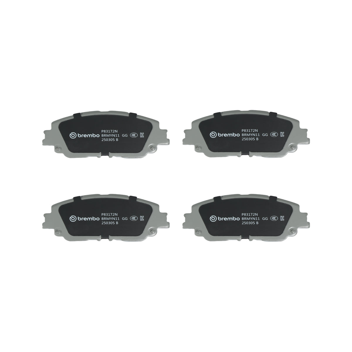 Disc Brake Pad Set from Brembo part number P83172N