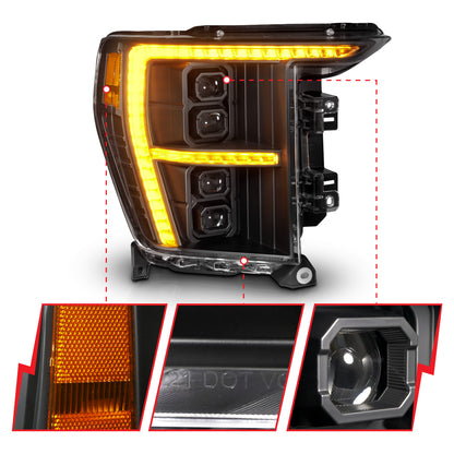 Headlight from ANZO USA part number 111593X-R