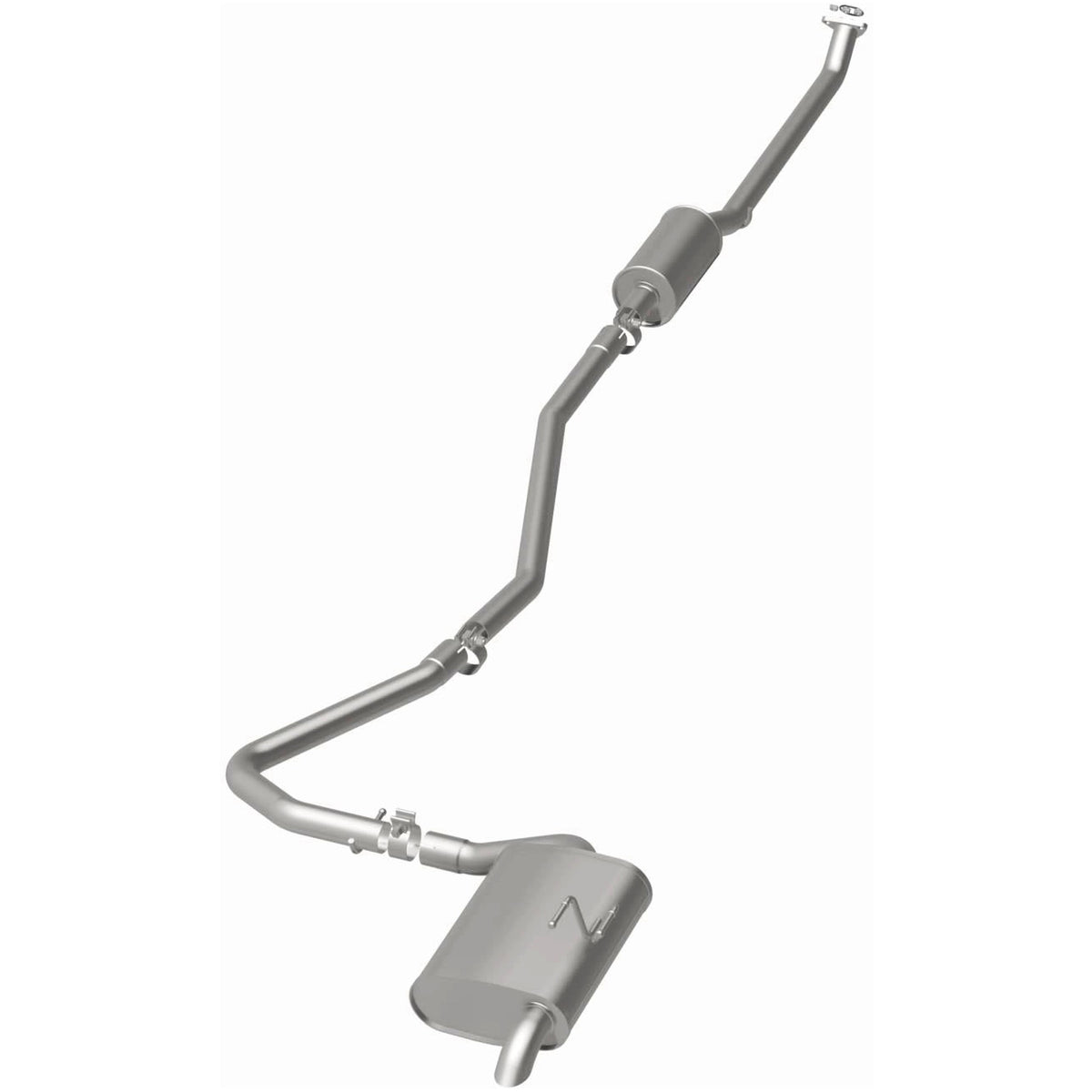 Satin exhaust system kit from BRExhaust part number 106-0953