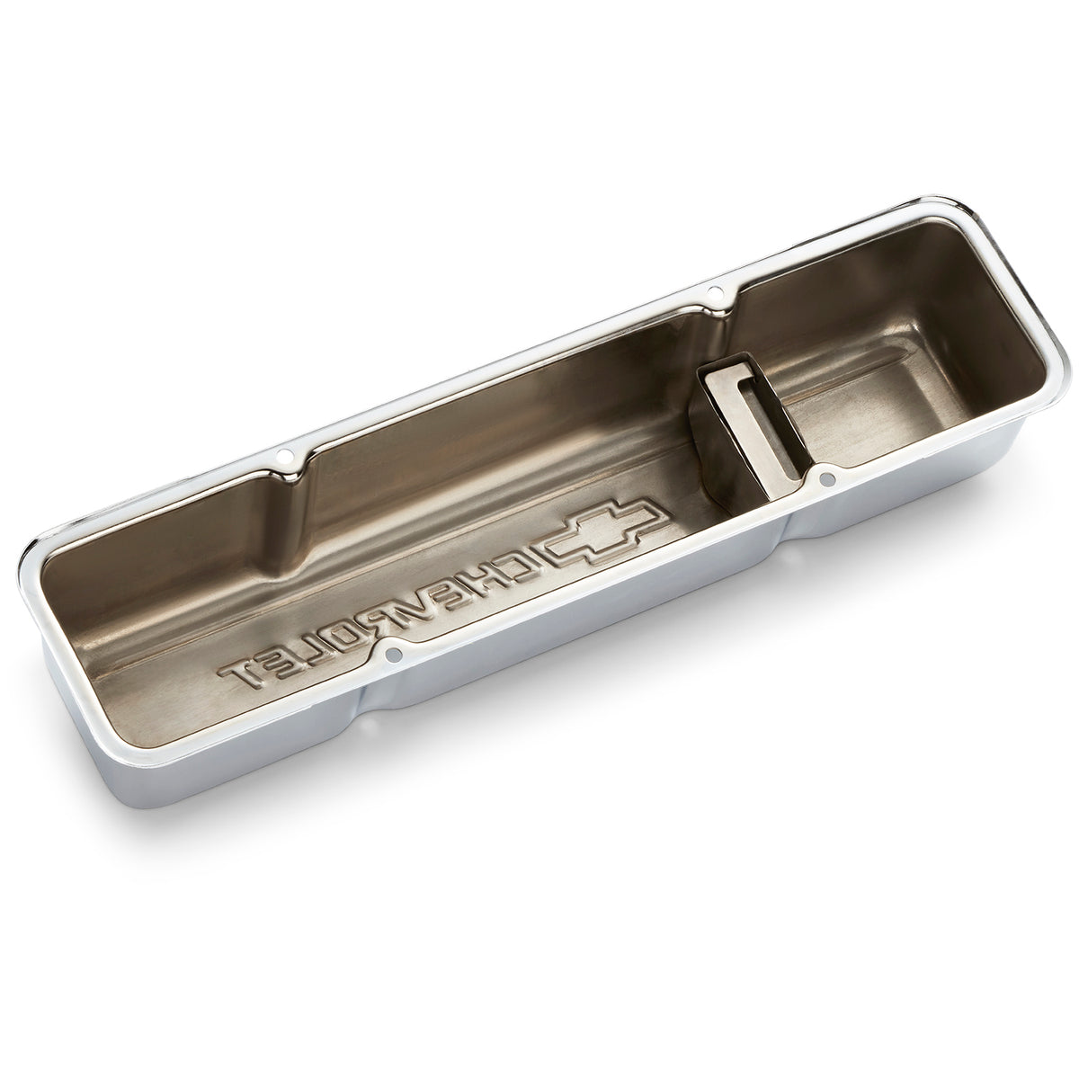 Chrome steel engine valve cover from Proform part number 141-905