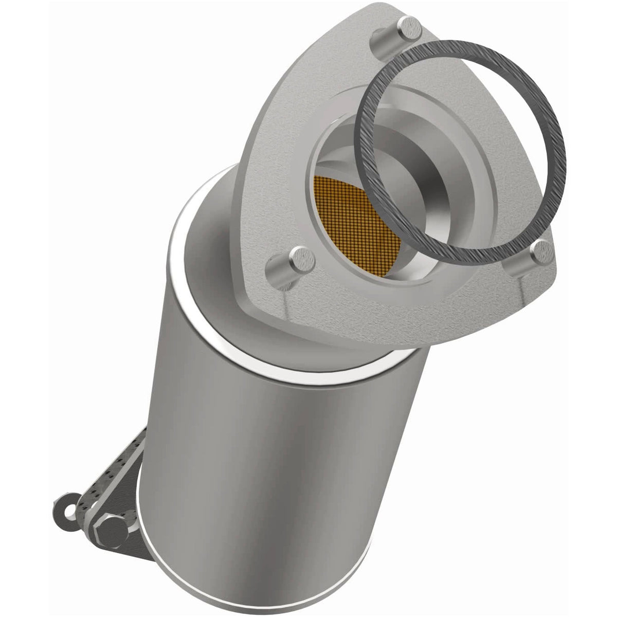 Stainless stainless steel catalytic converter from MagnaFlow Exhaust Products part number 49445
