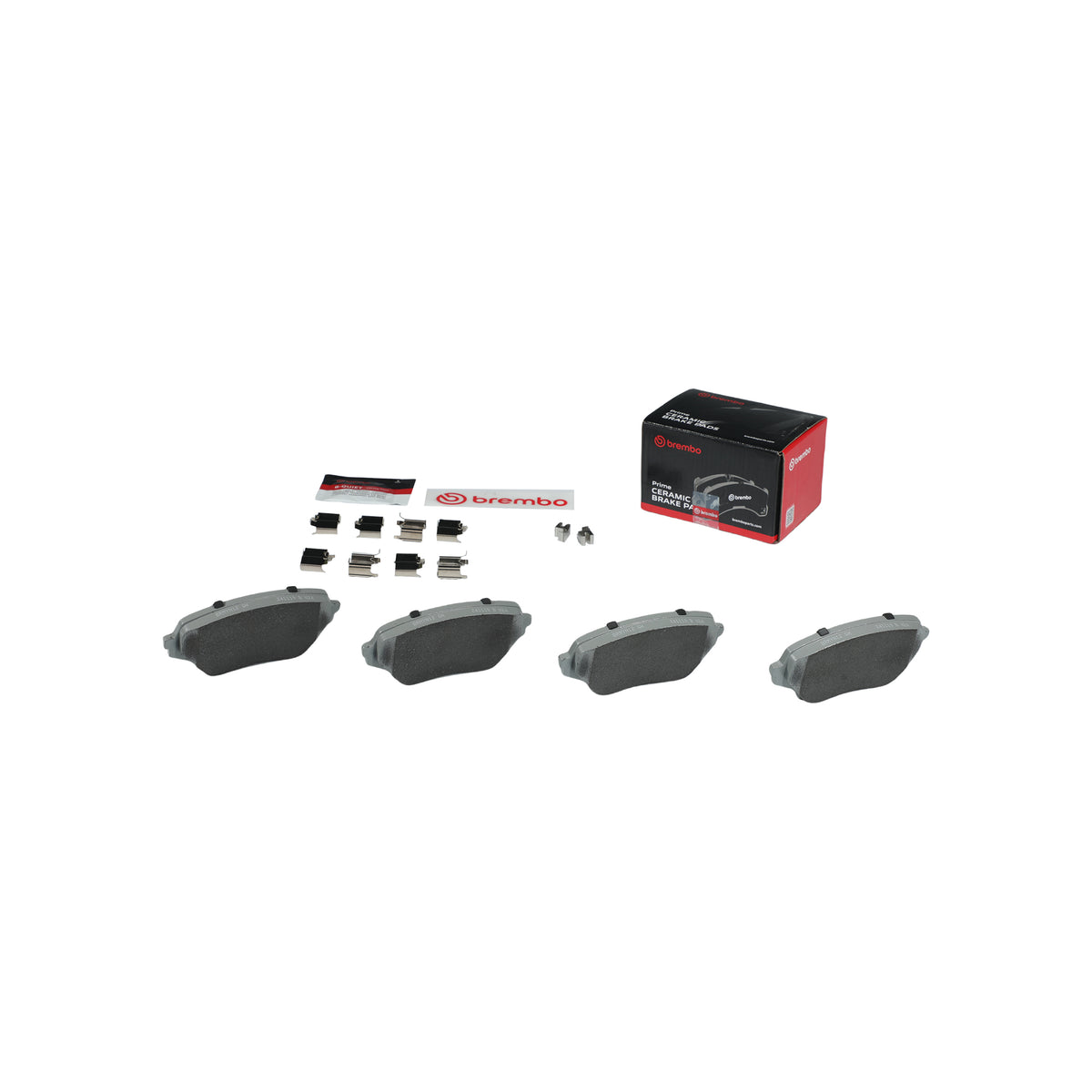 Disc Brake Pad Set with mounting hardware from Brembo part number P49043N