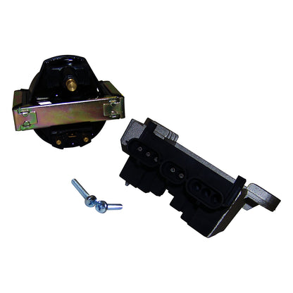 Black ignition control module from Crown Automotive Jeep Replacement part number 33002299