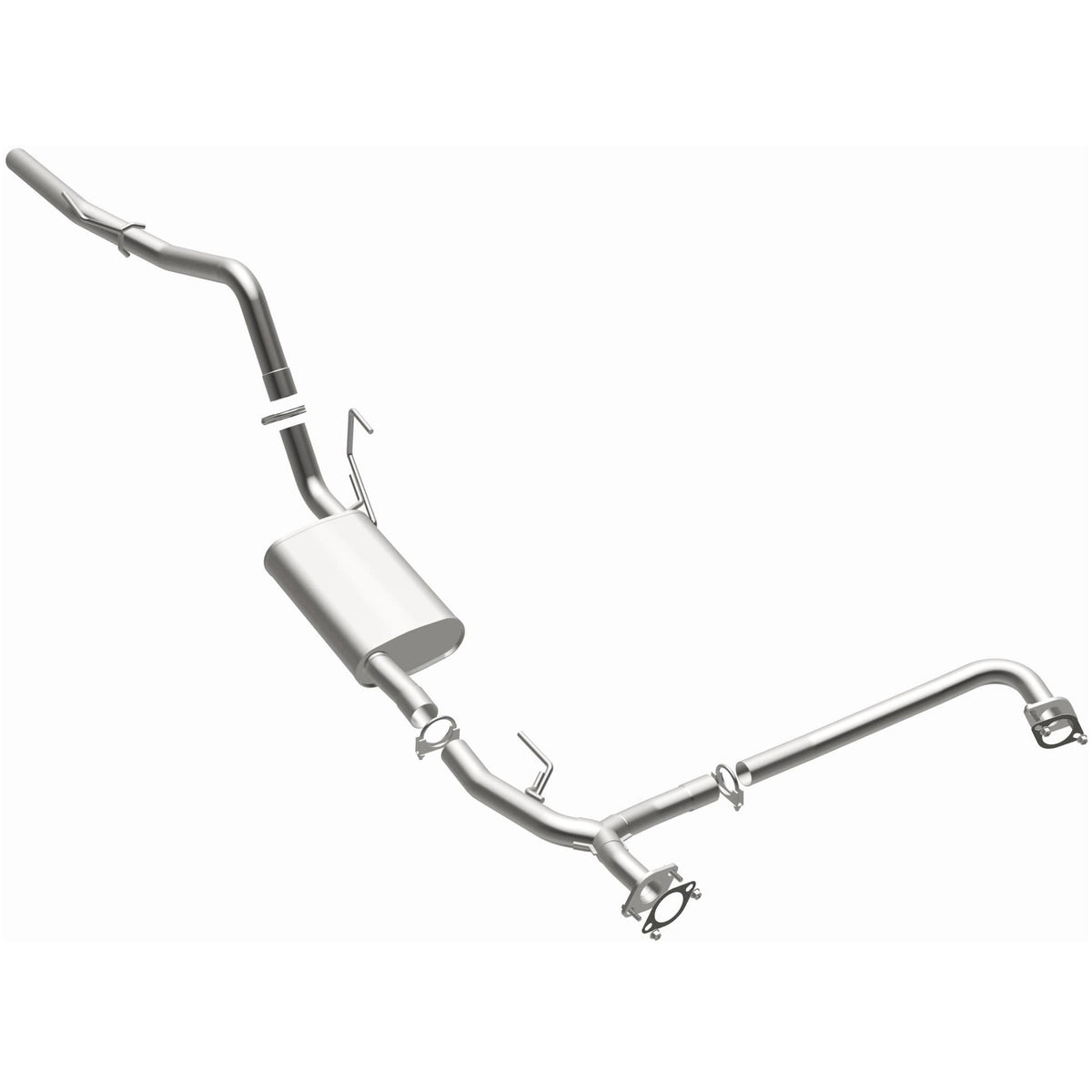 Satin exhaust system kit from BRExhaust part number 106-0065