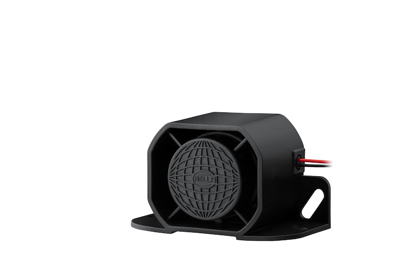 Black back up alarm from Hella part number 996139301