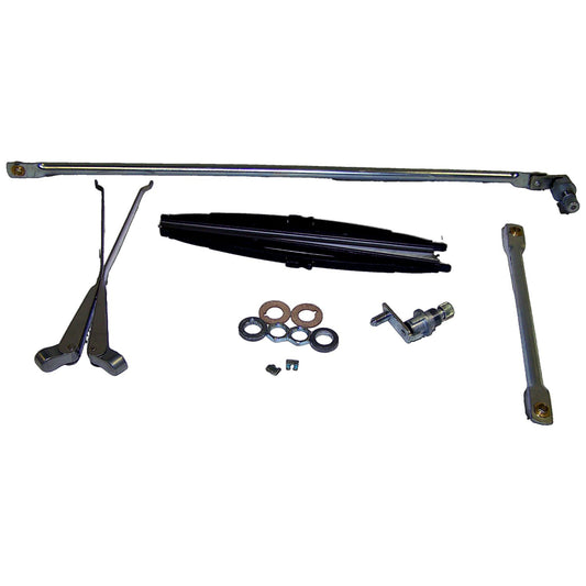 Chrome wiper arm adapter kit from Crown Automotive Jeep Replacement part number 5453958KM