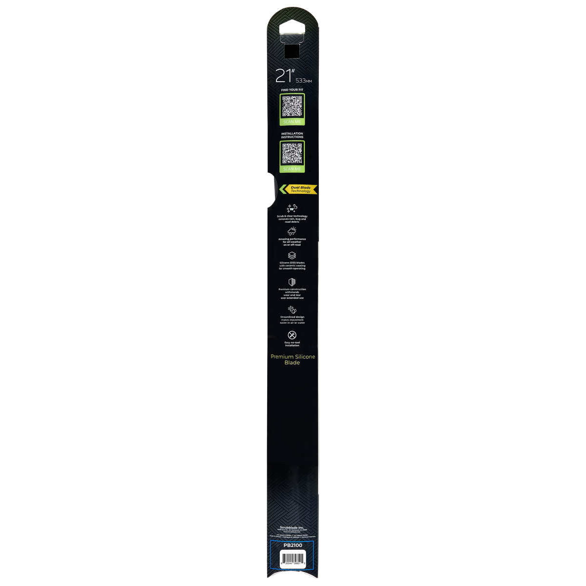 Wiper Blade from Scrubblade part number PB2100