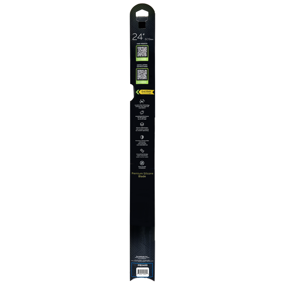 Wiper Blade from Scrubblade part number PB2400