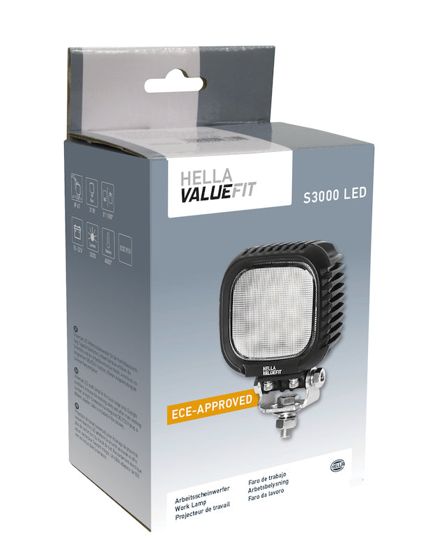 Black work light from Hella part number 357109002