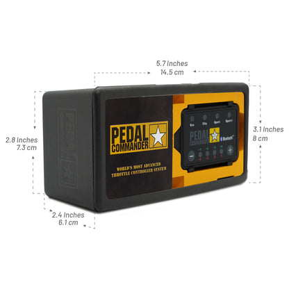 Plastic electronic throttle controller from Pedal Commander part number pc-18