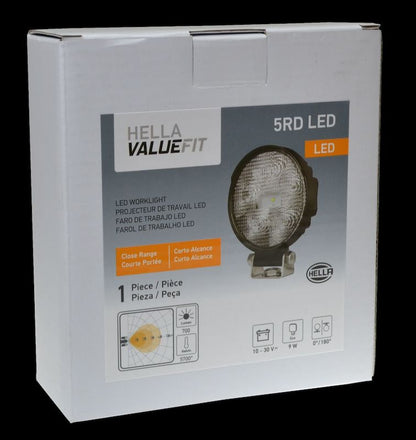 Black work light from Hella part number 357108001