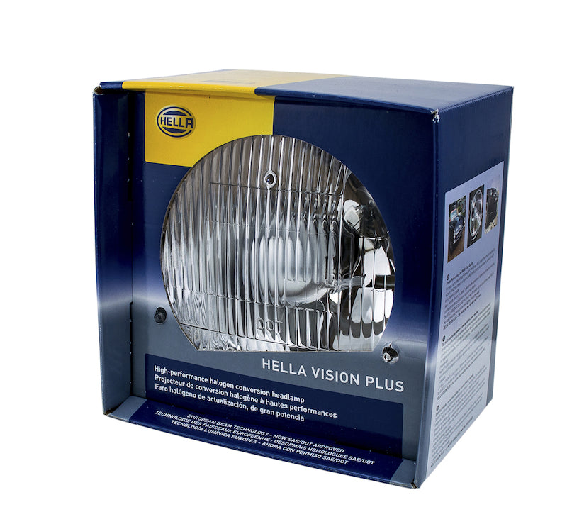 Chrome / black headlight from Hella part number 002395301
