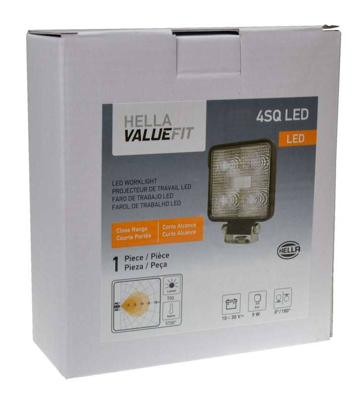 Black work light from Hella part number 357107001
