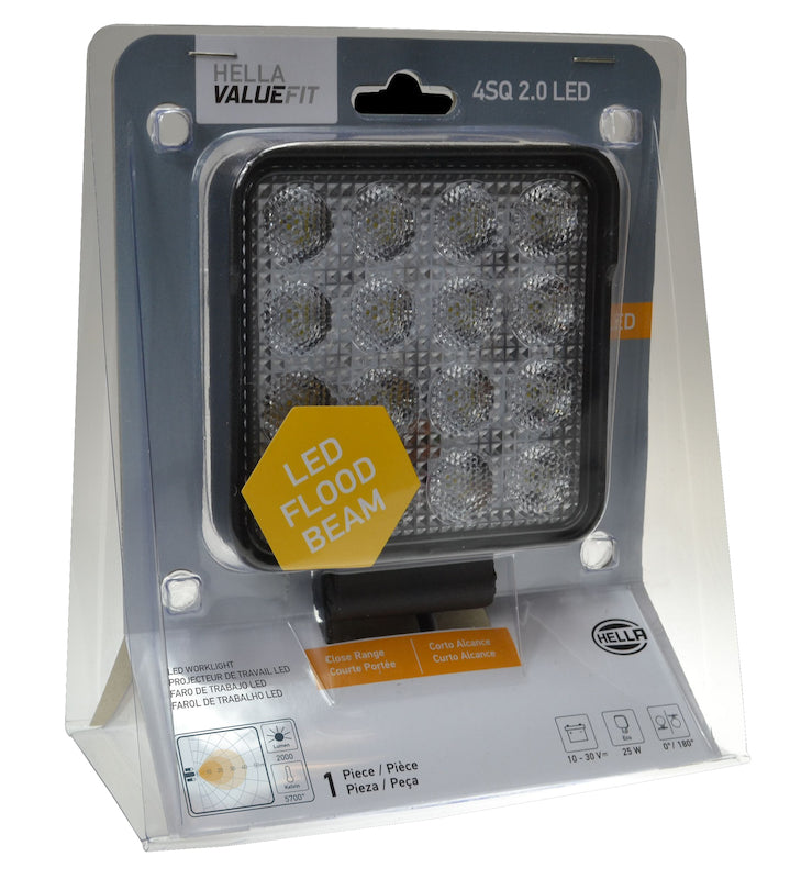 Black work light from Hella part number 357106002