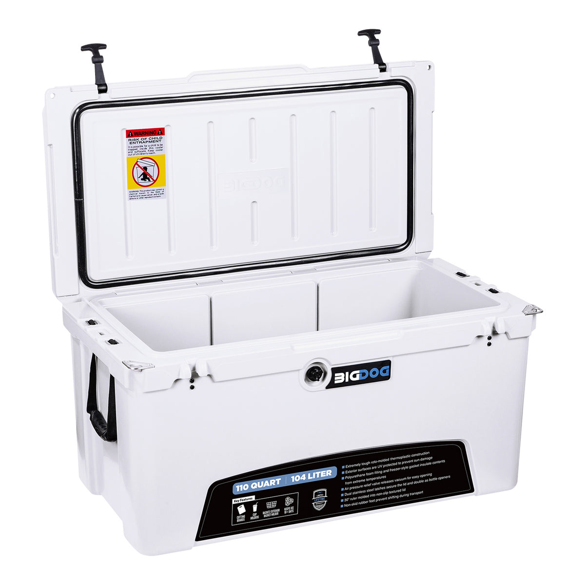 White cooler from Husky Towing part number BDC110