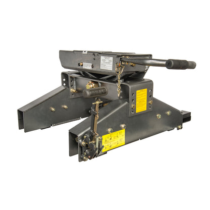 Gray steel fifth wheel trailer hitch from Husky Towing part number 31690KIT