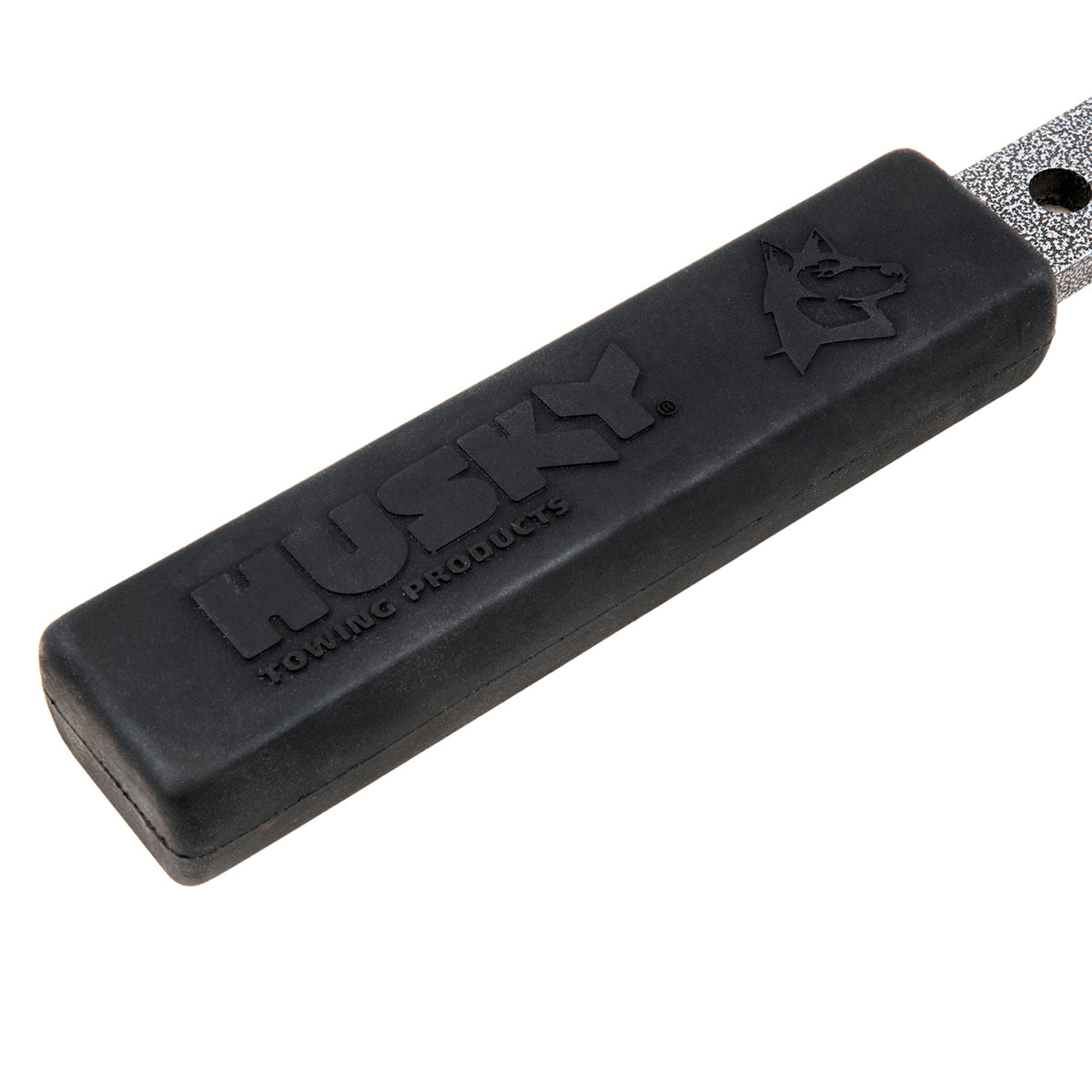 Gray powder coated steel trailer weight distribution lift handle from Husky Towing part number 33318