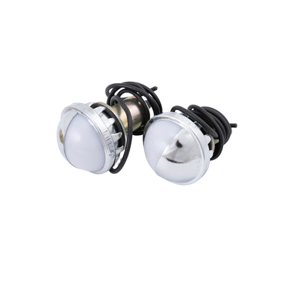 Silver steel bumper mounting kit with mounting hardware from Cattleman HD part number 4390KIT