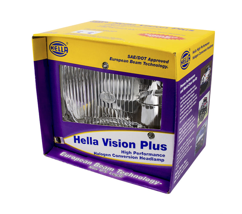 Chrome / black headlight from Hella part number 003427291