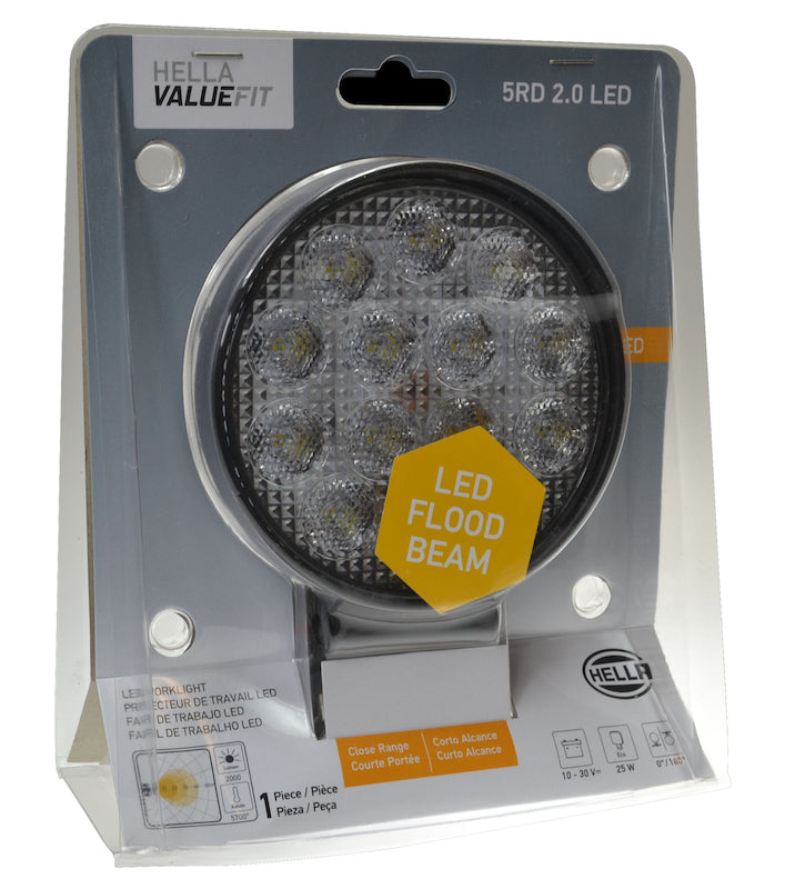 Black work light from Hella part number 357105002