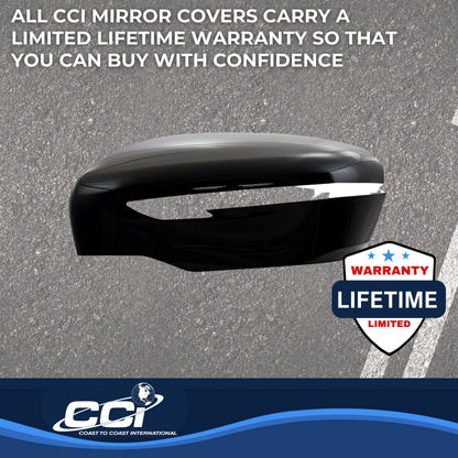 Black gloss painted abs plastic door mirror cover from Coast To Coast part number MC67531RBK
