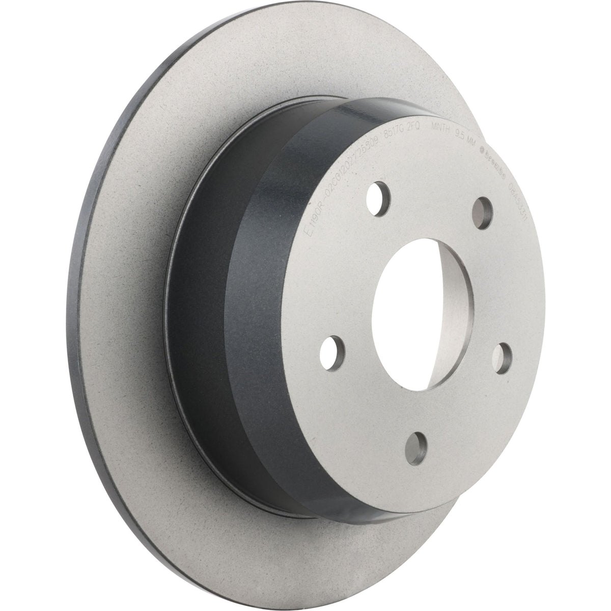 Gray cast iron disc brake rotor from Brembo part number 08.A533.11