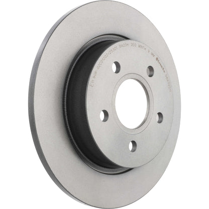 Gray cast iron disc brake rotor from Brembo part number 08.A725.11