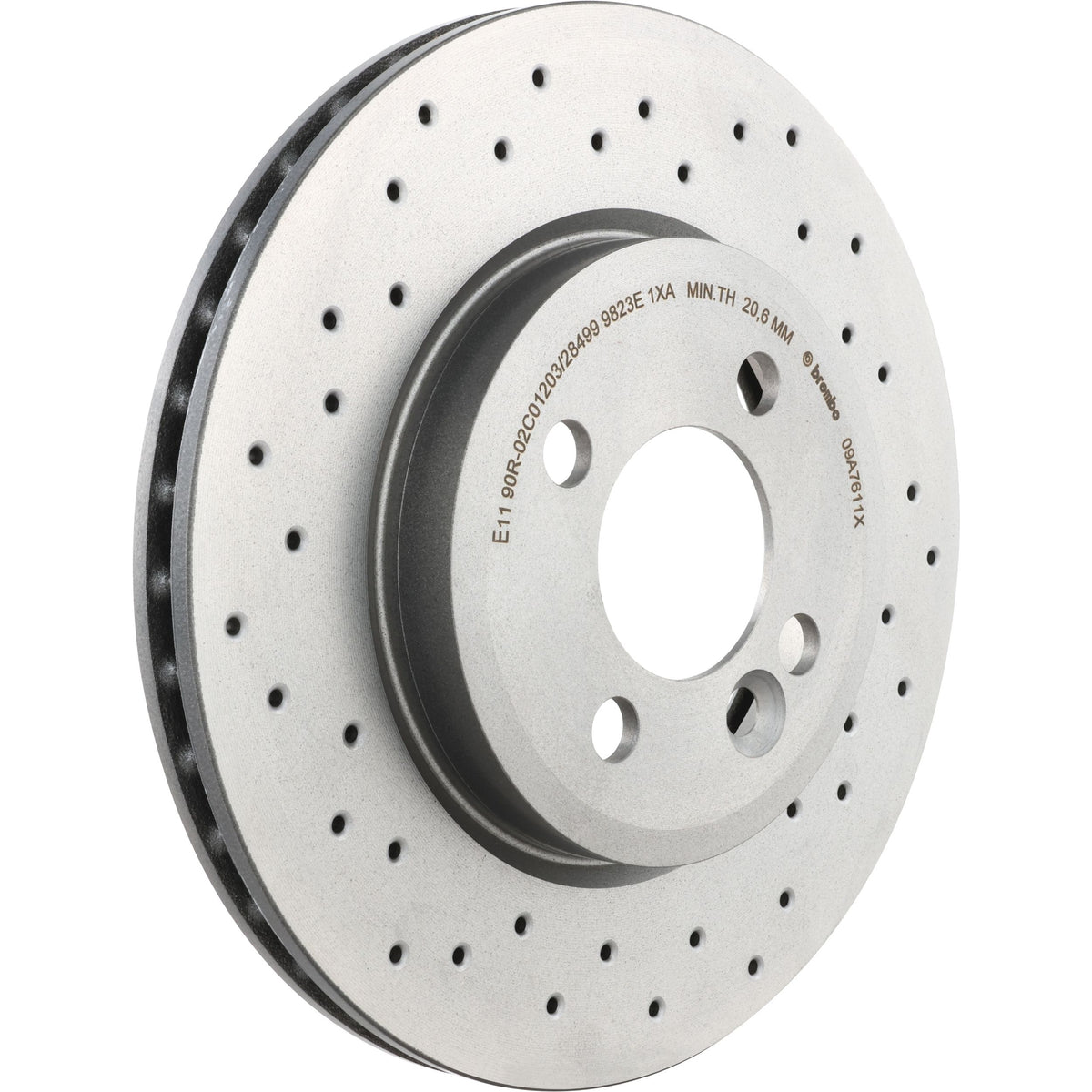Disc Brake Rotor from Brembo part number 09.A761.1X