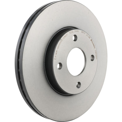 Gray cast iron disc brake rotor from Brembo part number 09.B588.11