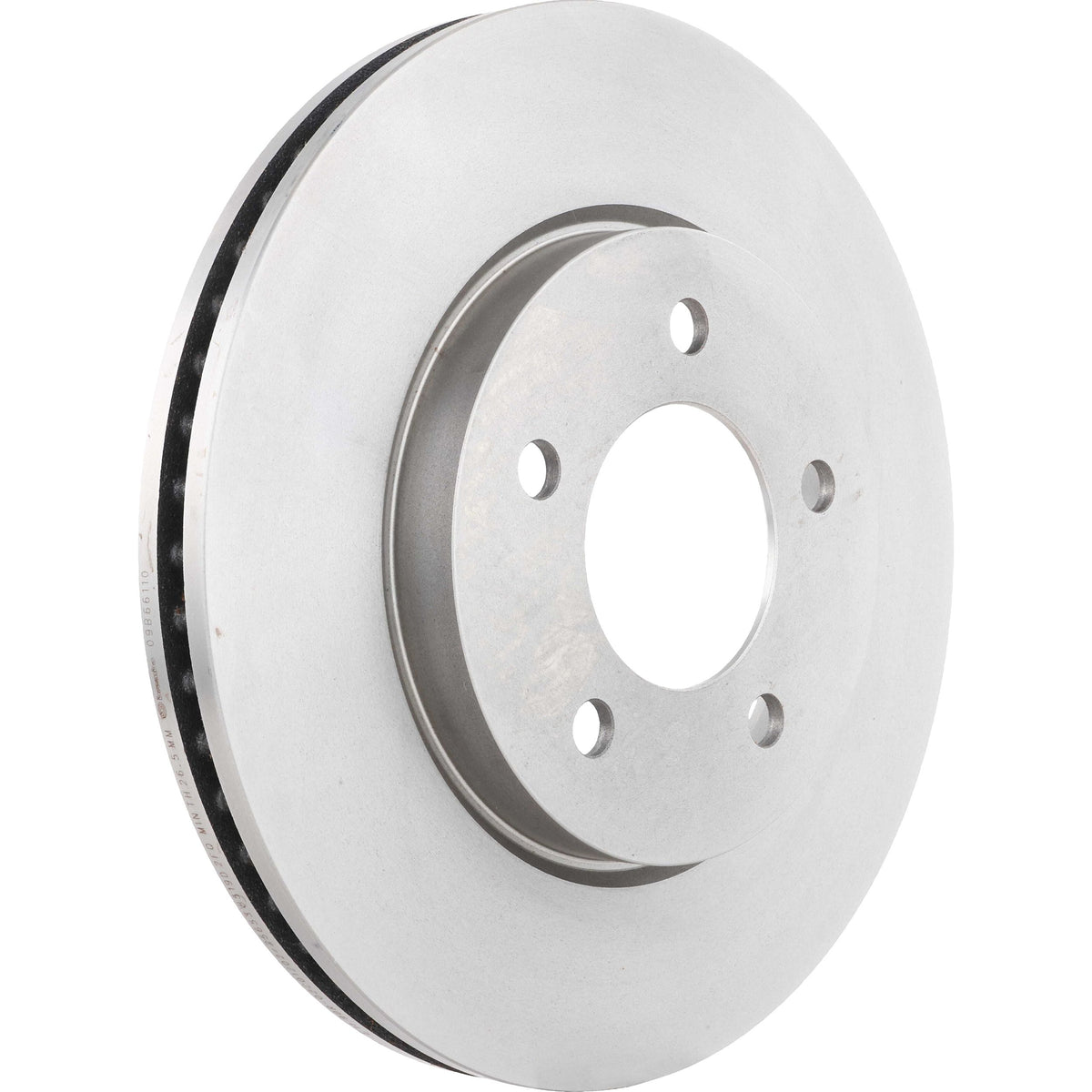 Gray cast iron disc brake rotor from Brembo part number 09.B661.10