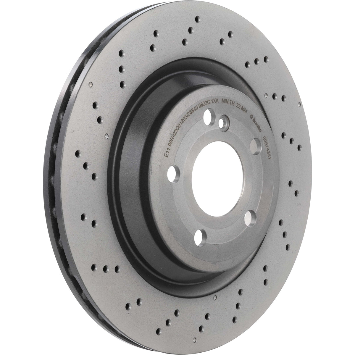 Disc Brake Rotor from Brembo part number 09.B743.51