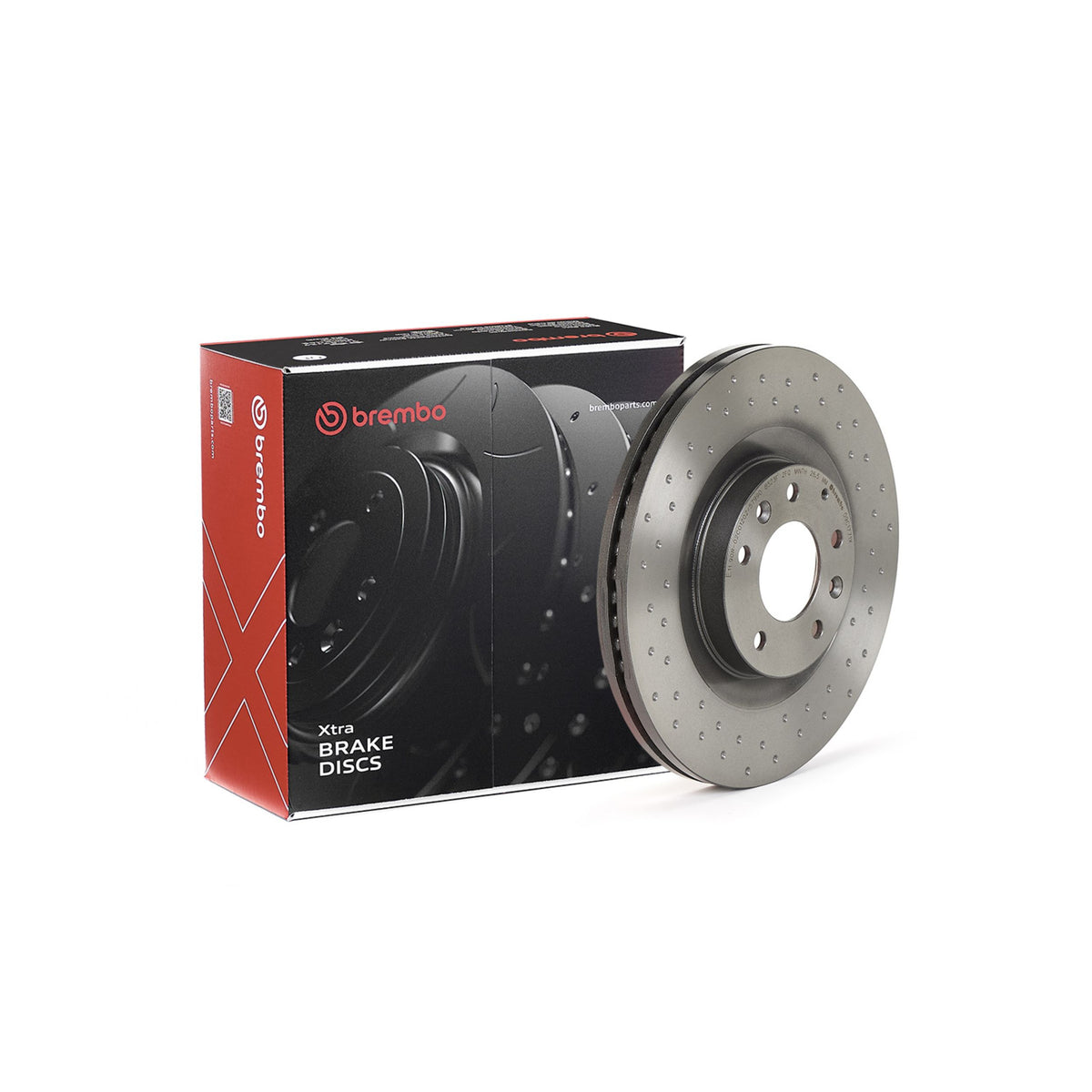 Gray cast iron disc brake rotor from Brembo part number 09.C177.1X