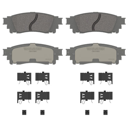 Disc Brake Pad Set from Wagner Brake part number OEX1805