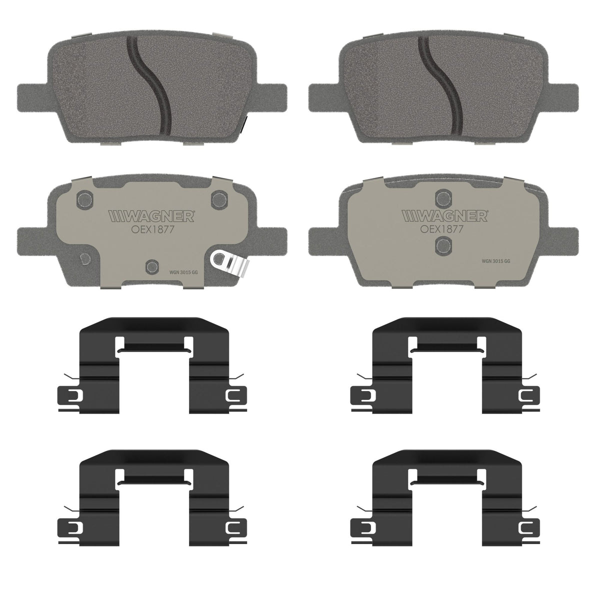 Disc Brake Pad Set from Wagner Brake part number OEX1877