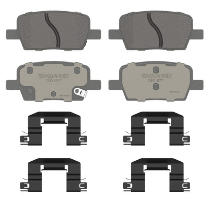 Disc Brake Pad Set from Wagner Brake part number OEX1877