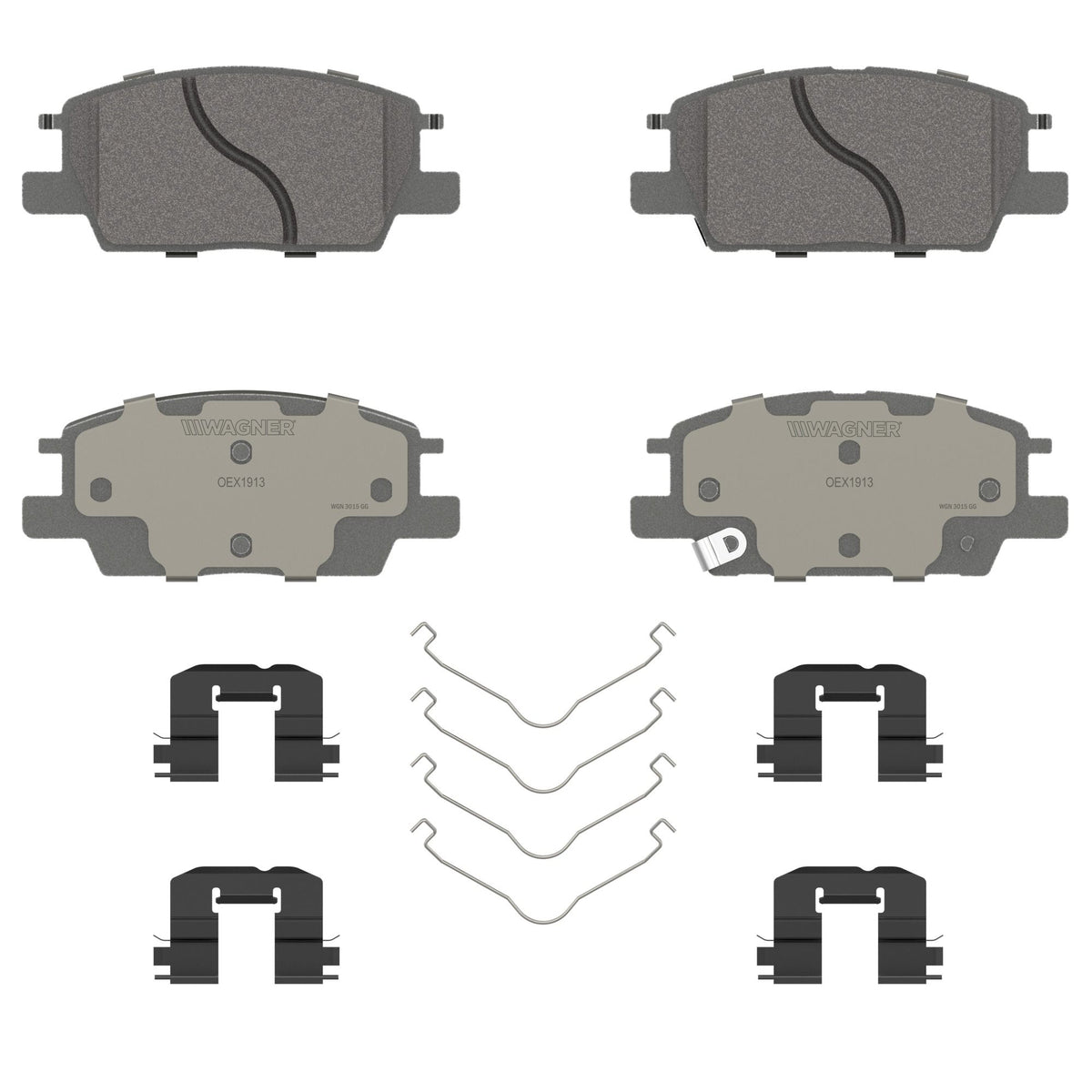 Disc Brake Pad Set from Wagner Brake part number OEX1913