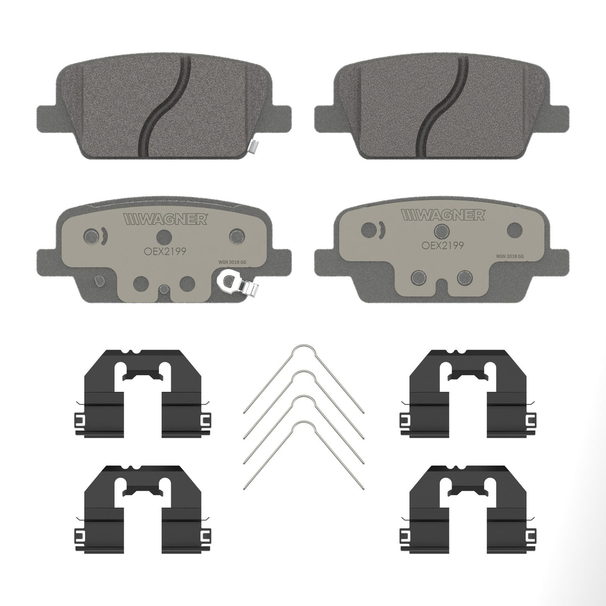 Disc Brake Pad Set from Wagner Brake part number OEX2199