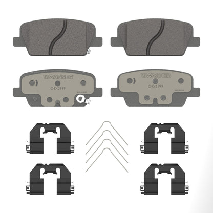 Disc Brake Pad Set from Wagner Brake part number OEX2199