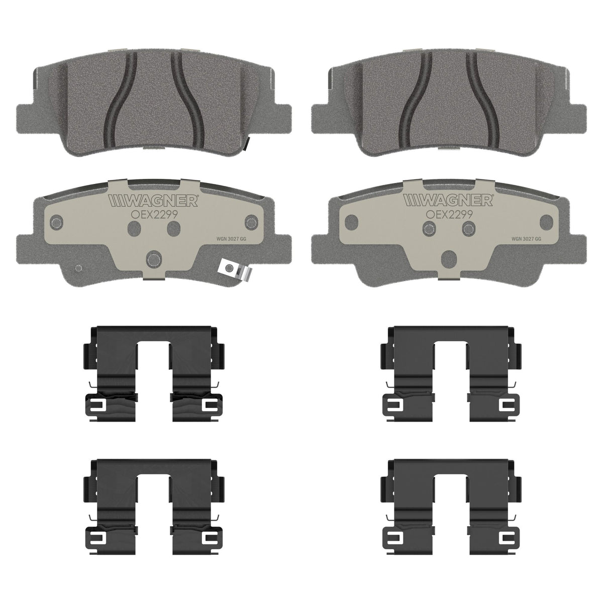 Disc Brake Pad Set from Wagner Brake part number OEX2299