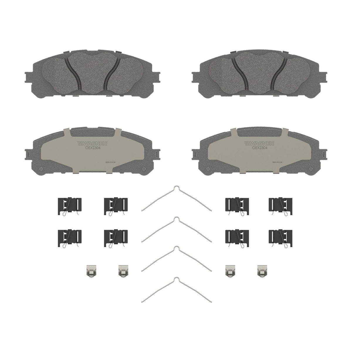 Disc Brake Pad Set from Wagner Brake part number OEX2304